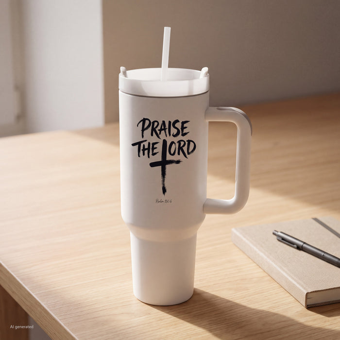Praise the Lord Cross Thermobecher