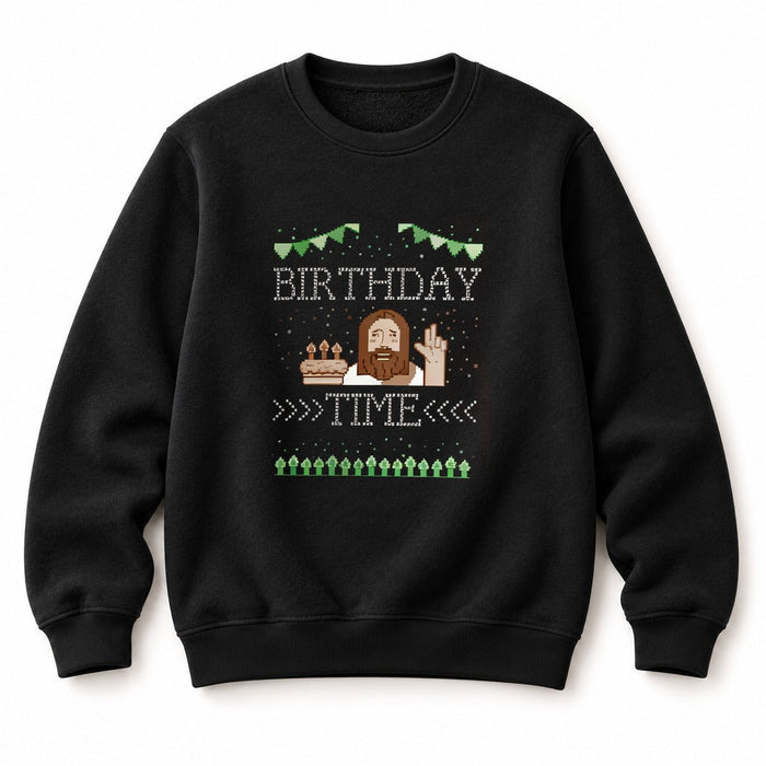 Birthday Time Christmas Sweatshirt