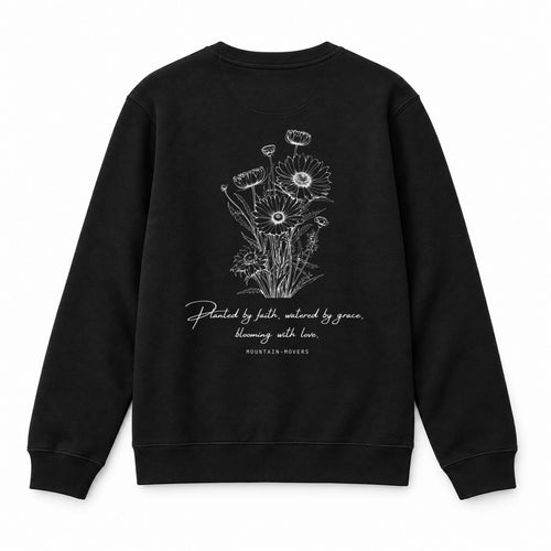 Planted by faith Sweatshirt Backprint