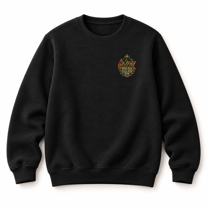 Wise Men Still Seek Him Stitch Christmas Sweatshirt