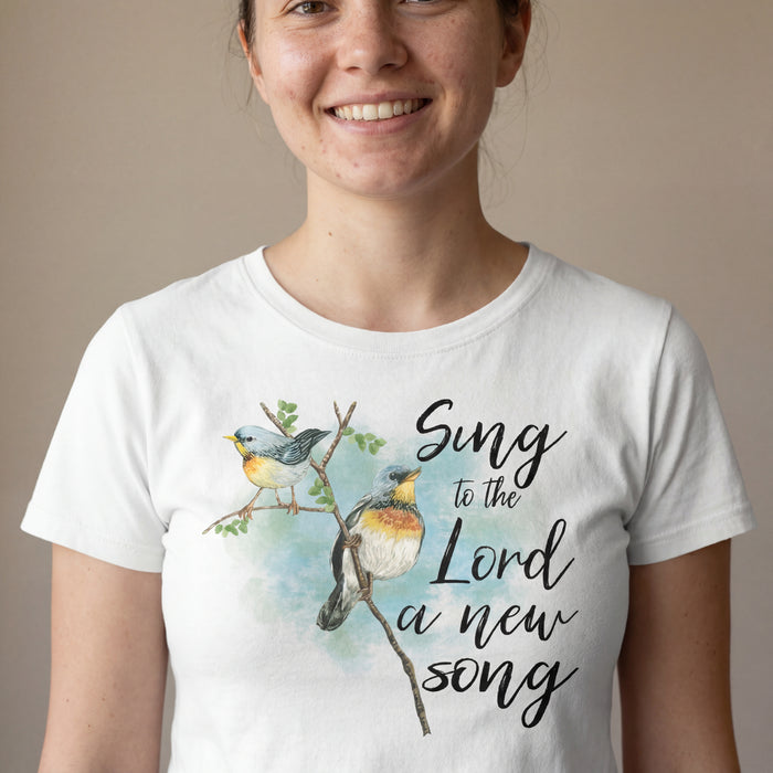 Sing to the Lord Bird Shirt