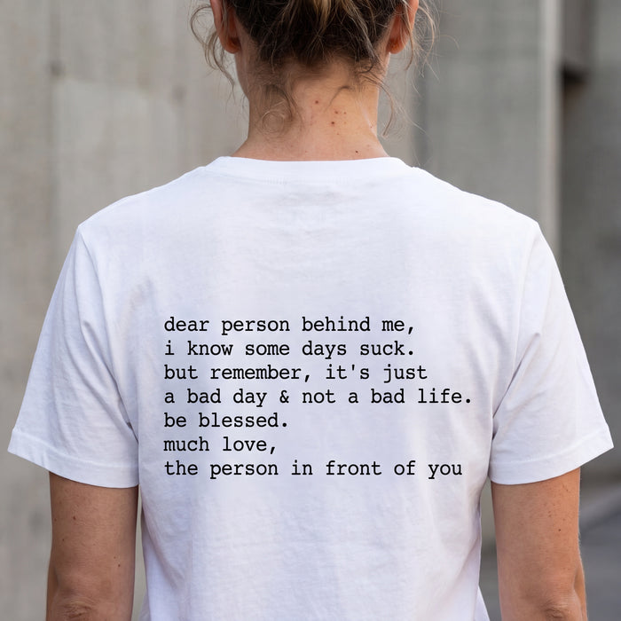 Some Days suck BackPrint Shirt