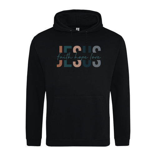 Jezus (geloof hoop liefde) hoodie