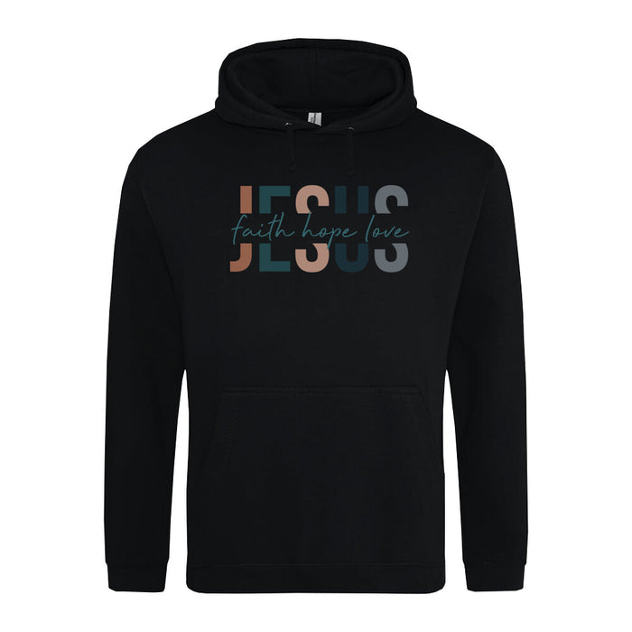Jezus (geloof hoop liefde) hoodie