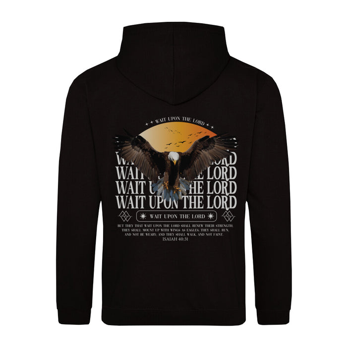 WACHT OP DE HEER HOODIE Rugprint