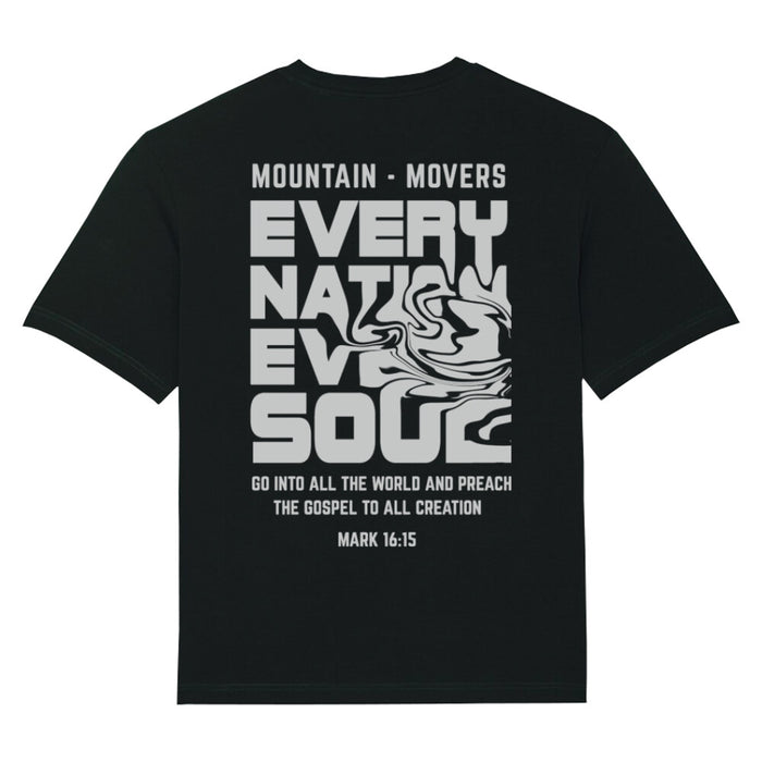 Oversized T-shirt van Every Nation met print op de achterkant