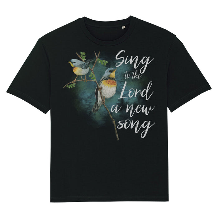 Sing to the Lord Bird Oversized T-Shirt