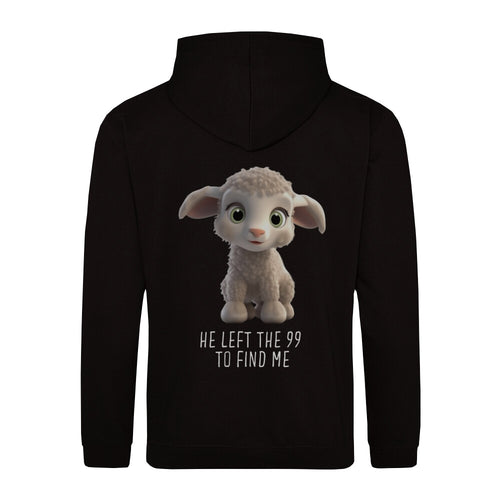 Left the 99 Sheep Hoodie Backprint