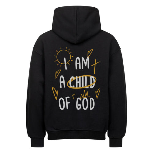 Kind van God Kleur Oversize Hoodie Rugprint