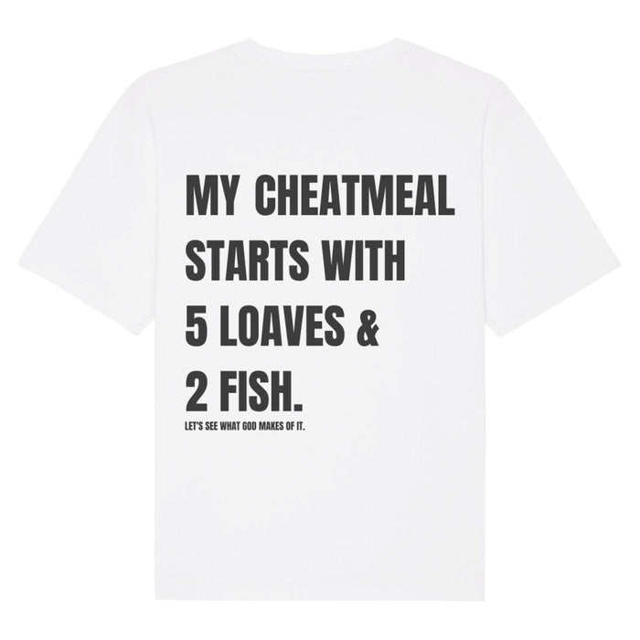 Cheatmeal gym oversized T-shirt backprint