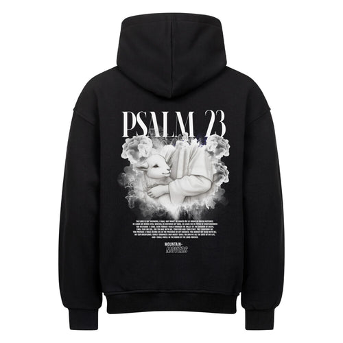 Psalm 23 Oversized hoodie met print op de achterkant