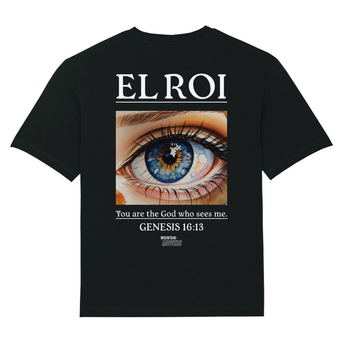El Roi oversized T-shirt met print op de achterkant