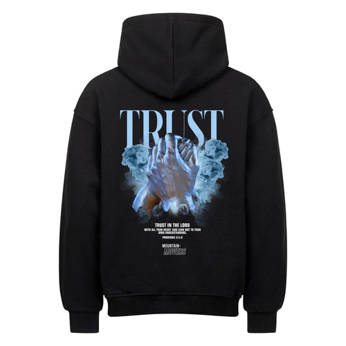 Trust streetwear oversized hoodie met rugprint