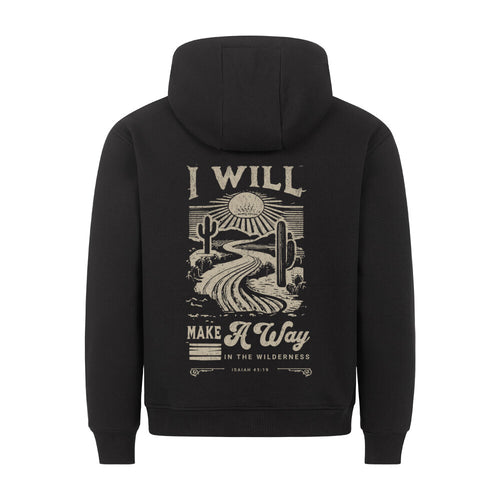 Way in the Wilderness Hoodie Backprint