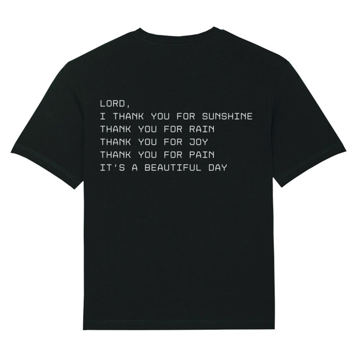 Beautiful Day Oversized Shirt Front- und BackPrint