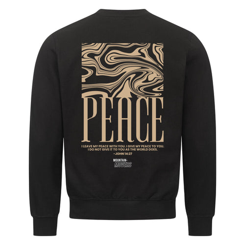 Peace streetwear sweatshirt met rugprint