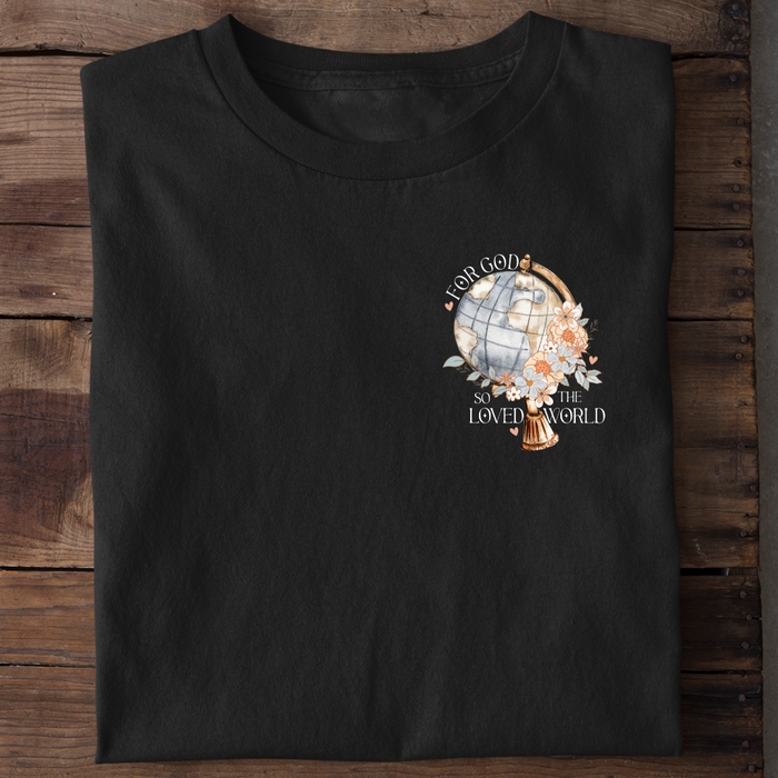 WANT GOD HOUDDE ZO VAN DE T-SHIRT VAN DE WERELD
