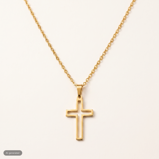 RVS ketting met gat