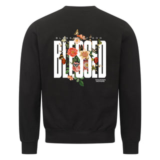 Blessed by God Sweatshirt Backprint, christliche Streetwear von Mountain Movers