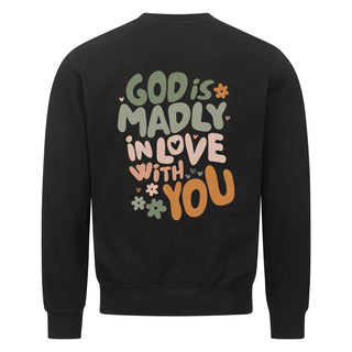 Madly in Love Sweatshirt Backprint, christliche Streetwear von Mountain Movers