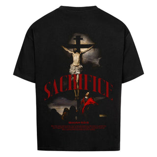 Sacrifice Oversized Shirt BackPrint Variante, Mountain Movers christliches Design