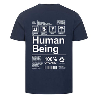 Human Being Shirt BackPrint Detailansicht, Mountain Movers christliche Streetwear