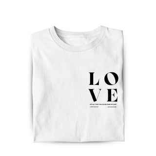 Alles geschehe in Liebe Shirt, christliche Streetwear von Mountain Movers