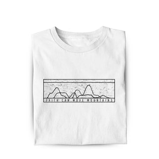 Faith simple retro Shirt Variante, Mountain Movers christliches Design