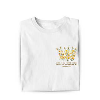 All things through Christ Shirt, christliche Streetwear von Mountain Movers