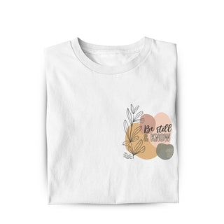 Be still & Know Shirt Variante, Mountain Movers christliches Design
