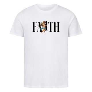 Faith Angel Shirt Detailansicht, Mountain Movers christliche Streetwear