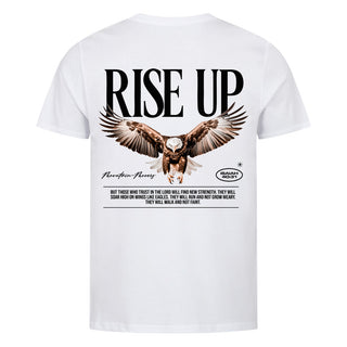 Rise up Shirt Backprint Variante, Mountain Movers christliches Design