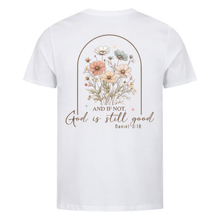 God is still good vintage Shirt Backprint Variante, Mountain Movers christliches Design