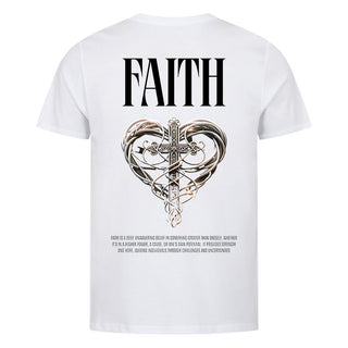 Faith love Shirt Backprint Variante, Mountain Movers christliches Design