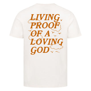 Living Proof Shirt Backprint Variante, Mountain Movers christliches Design