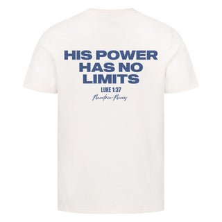 HIS POWER Shirt Backprint Variante, Mountain Movers christliches Design