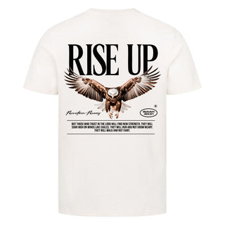 Rise up Shirt Backprint Detailansicht, Mountain Movers christliche Streetwear