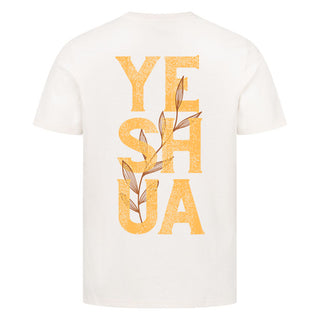 Yeshua Leaf Shirt Backprint Variante, Mountain Movers christliches Design