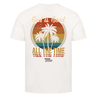 God is good all the time Shirt Backprint Variante, Mountain Movers christliches Design