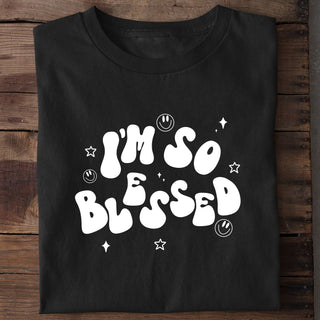 i´m so blessed star Shirt Detailansicht, Mountain Movers christliche Streetwear