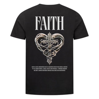 Faith love Shirt Backprint Variante, Mountain Movers christliches Design