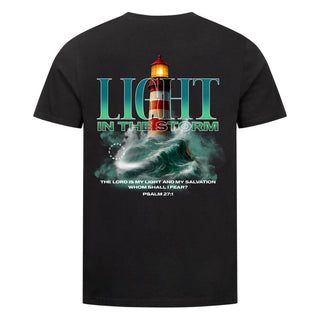 God as Our Light and Salvation Shirt Backprint, christliche Streetwear von Mountain Movers