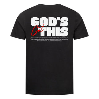 God's Got This Shirt Backprint Variante, Mountain Movers christliches Design
