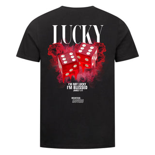 Lucky Streetwear Shirt Backprint Variante, Mountain Movers christliches Design