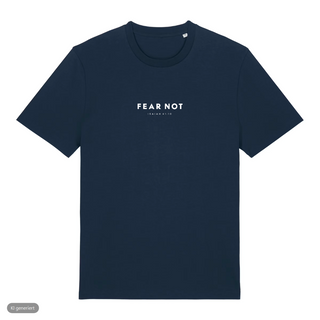 Mustard Seed Höhenlinien T-Shirt, Navy, Vorderseite