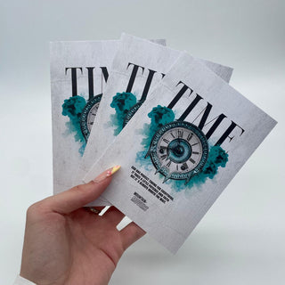 Time Streetwear Postkarte Variante, Mountain Movers christliches Design
