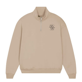 Mountain-Movers Logo Half Zip Sweater Detailansicht, Mountain Movers christliche Streetwear