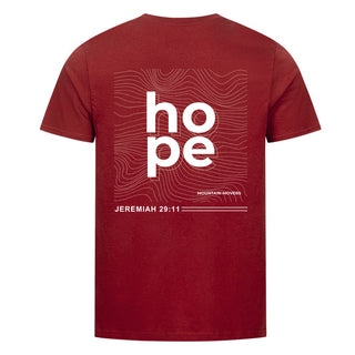 Hope Jeremiah 29:11 Shirt BackPrint Detailansicht, Mountain Movers christliche Streetwear