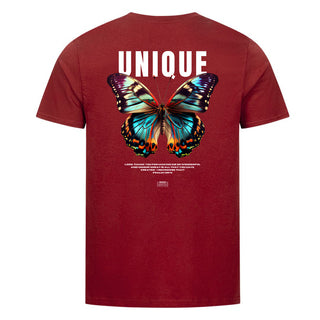 Unique Butterfly Shirt Backprint Detailansicht, Mountain Movers christliche Streetwear