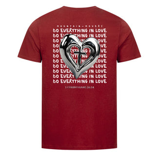 Do everything in love heart Shirt Backprint